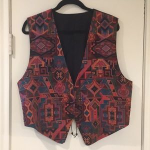 Handmade Western Vest w/ buffalo nickel accents